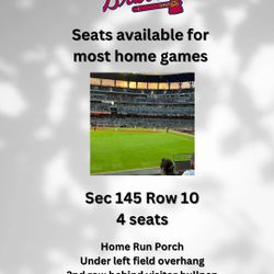Braves Seats For 2025 Season