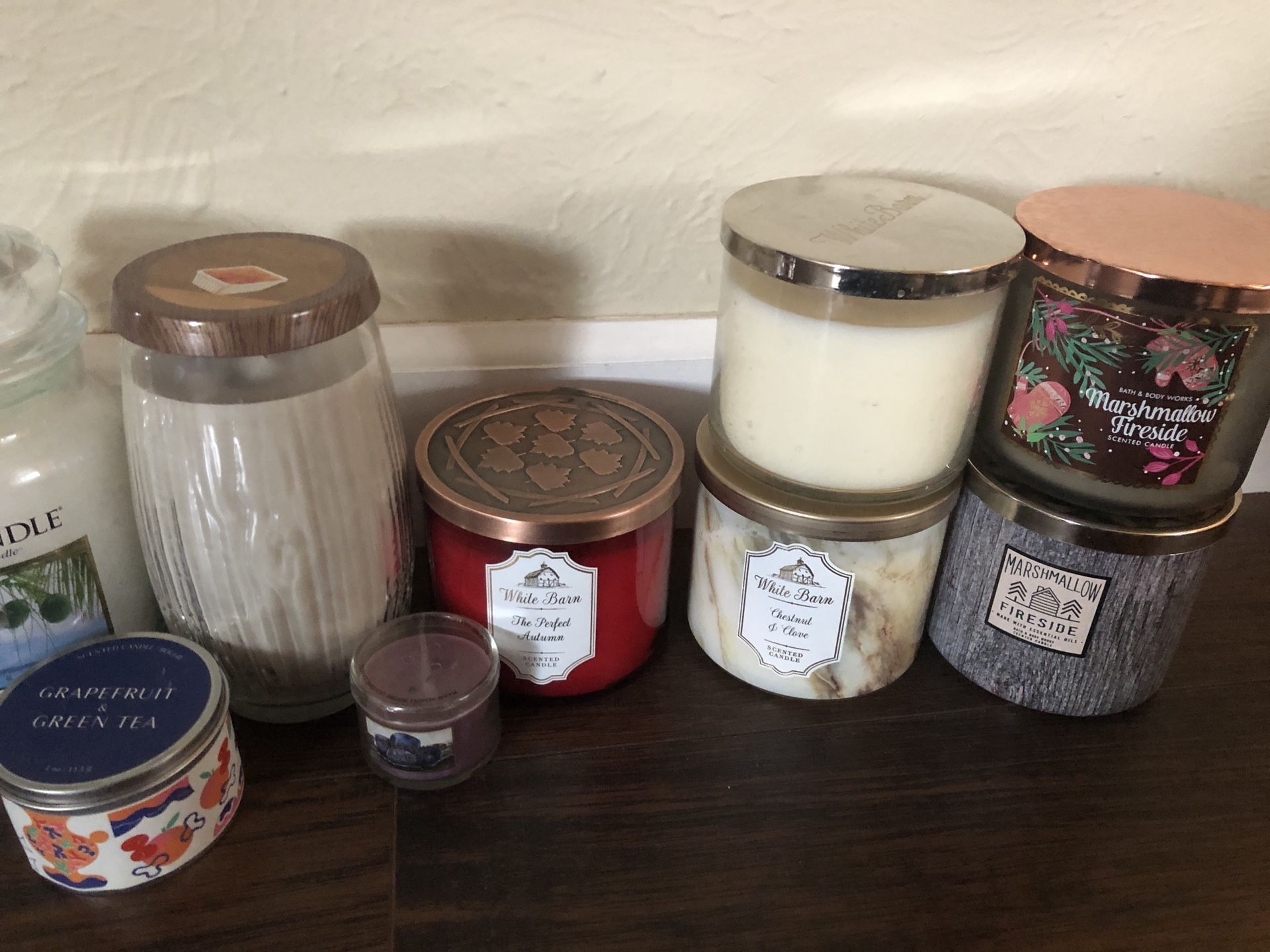 Yankee Candle and Bath and Body Works Candles