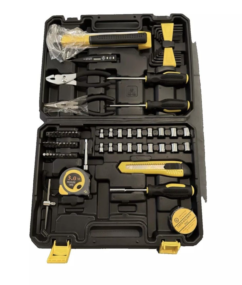 Complete Tool Kit Toolset 74 Pieces New Hand Tools