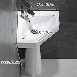 **  Brand New Pedestal Sink