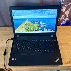 Lenovo E575 15.4” ThinkPad Laptop Computer | Win 11 | 500 GB SSD | 8 GB Memory | A10 | DVD Drive