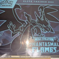 Pokemon Phantasmal Flames Elite Trainer Box ETB Factory Sealed