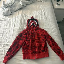 Red Bape Hoodie Size S
