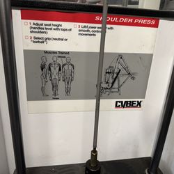 cyber shoulder press