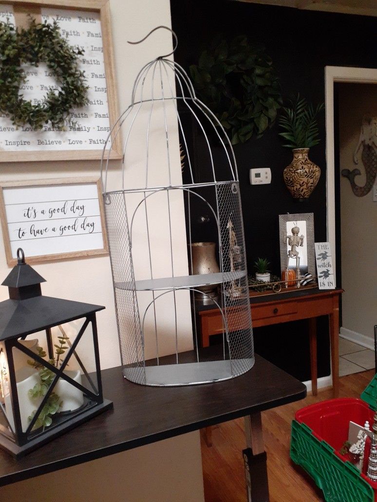 Bird Cage Shelf
