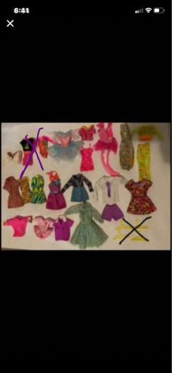 Barbie doll collectible vintage ‘90s clothes lot