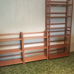 Shelves, Fold Up And Stacks