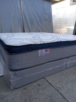 Cal King Size Mattress Pillow Top New