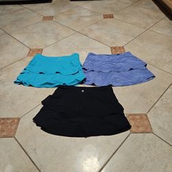 Athleta Girls Skirt Ans Shorts Size XL 14