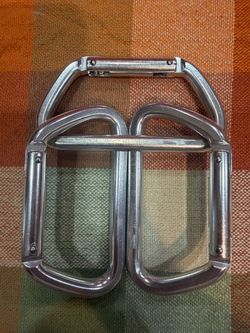 Aluminum Carabiners Set of 3 NEW NEVER USED