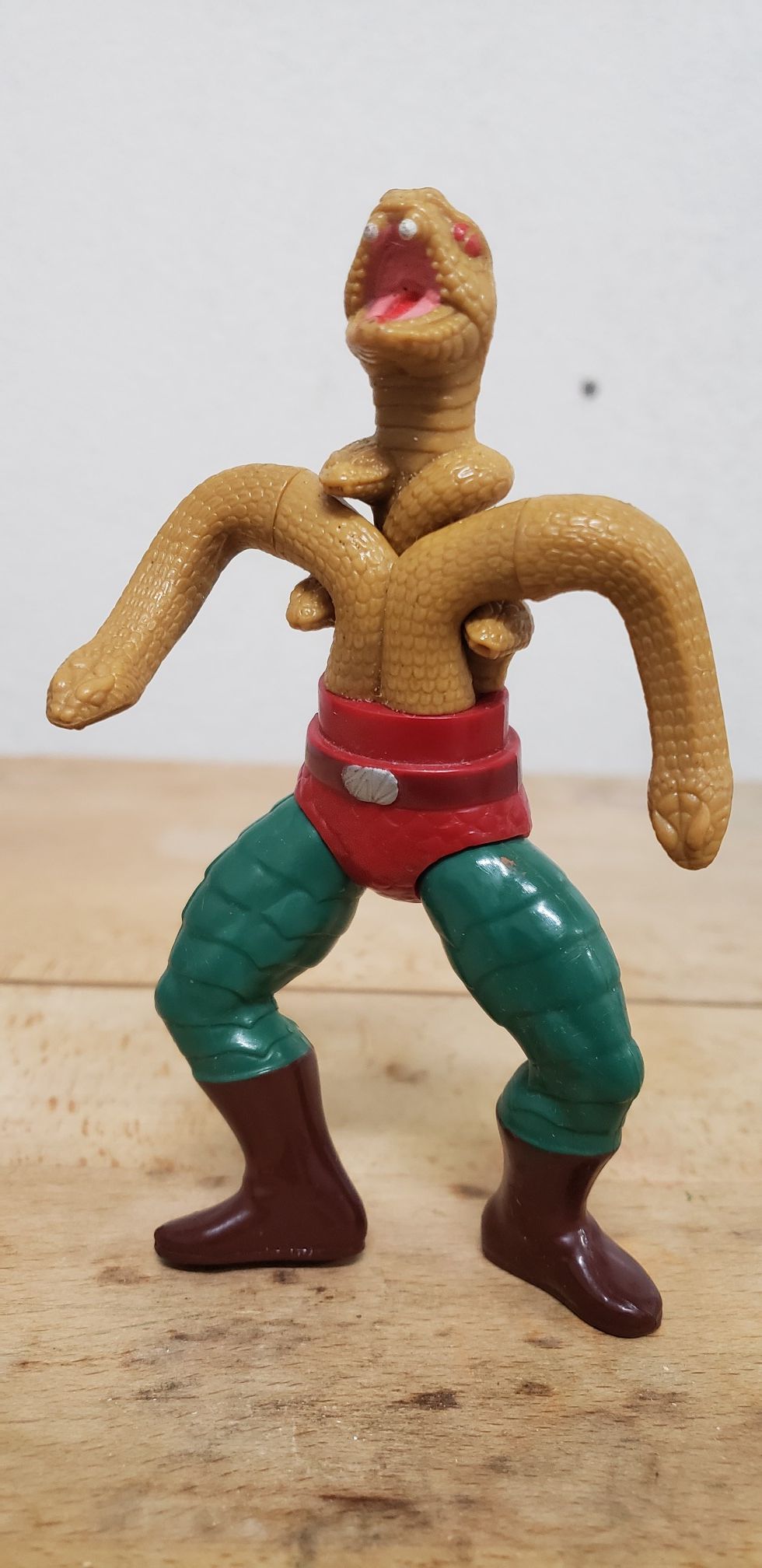 King Hiss 80's He-Man vintage action figure incomplete