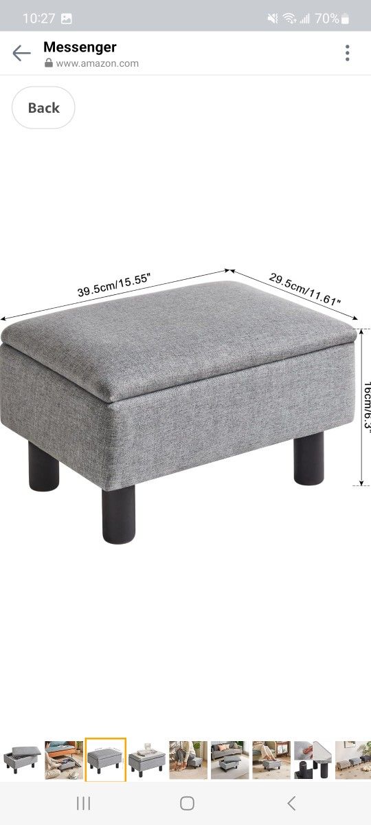 Ottaman Foot Stool Small