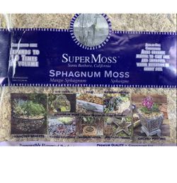 SuperMoss 22330 Orchid Sphagnum Moss Dried Natural Small Bale