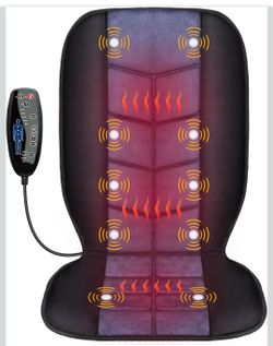 Massage Chair Pad,Back Massager with Heat,Massage Seat Cushion with 10 Vibration MotorCILI Massage Mat Full Body,Massager Chair Pad