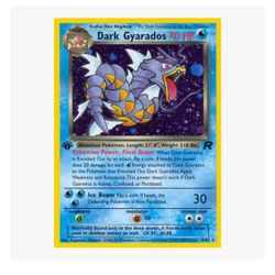 Dark Gyarados  Holo Pokémon Card (not 1st ed)