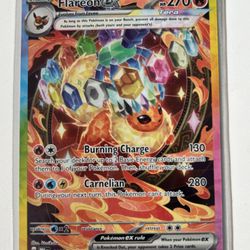Prismatic Evolution Flareon Ex