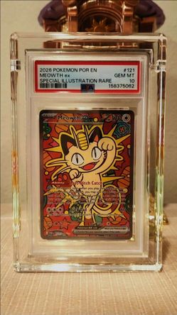 Pokemon Meowth Psa 10 Perfect Order Psa 10