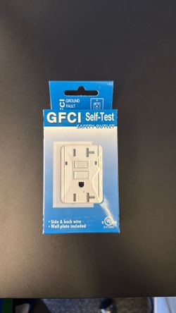 GFCI - 20 AMP. Safety outlet