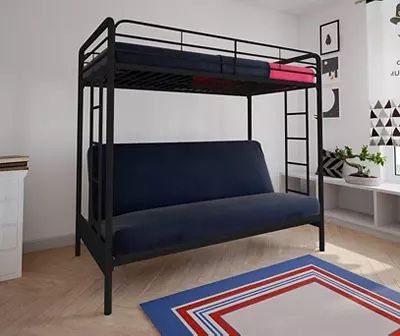 Twin bunk Bed W/Futon