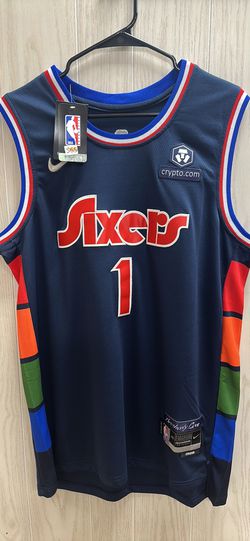 Philadelphia 76Ers Basketball Jersey Size 44-S 48-M 50-L #1