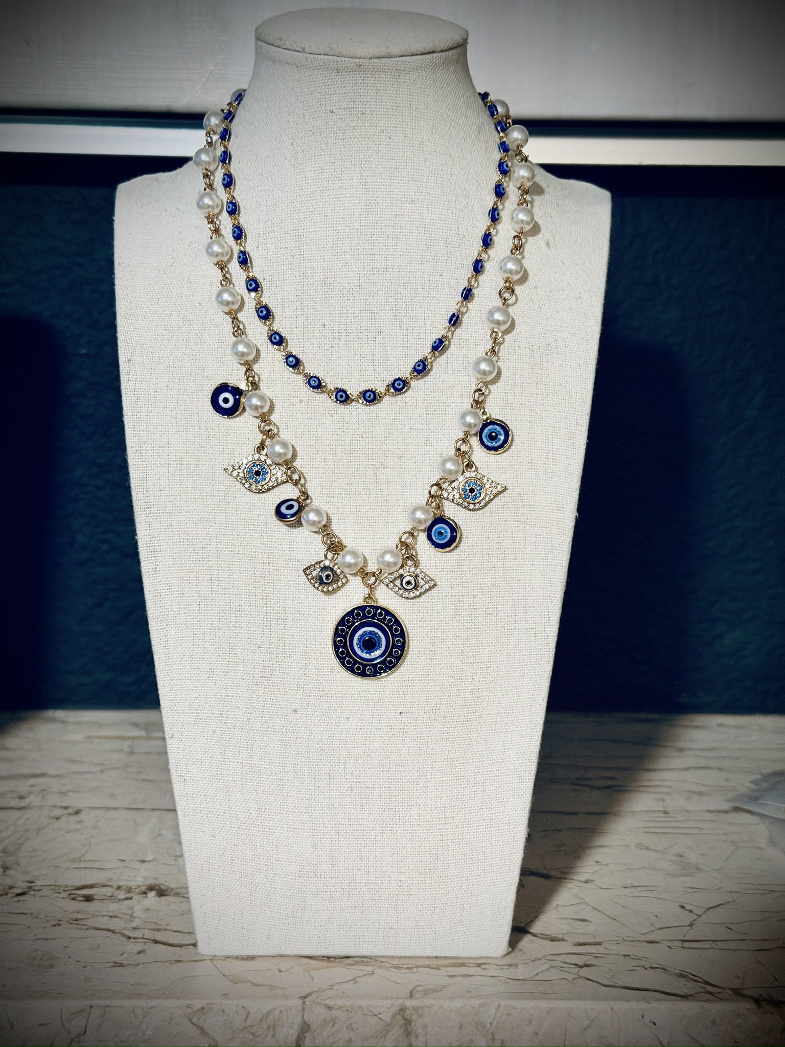 Original Handmade Evil Eye Charm Necklace