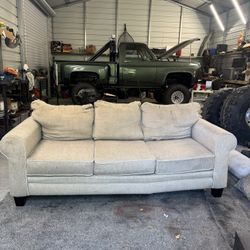 Tan Sofa Couch (Free Delivery)