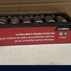 Snap-on Tools 13 pc 1/2" Drive 6-Point Metric Flank DriveR