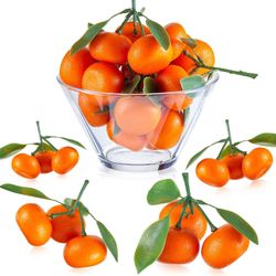 5 Clusters Artificial Mini Orange Simulation Decorative