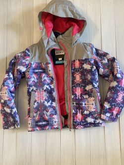 Girls size 10 Roxy Dryflight winter jacket coat