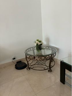 Glass Top Coffee Table