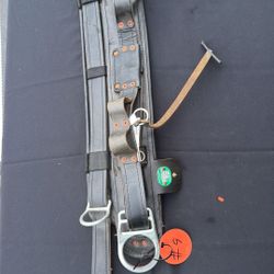 Buckingham 20192M Black Leather Short Back Mobility Belt