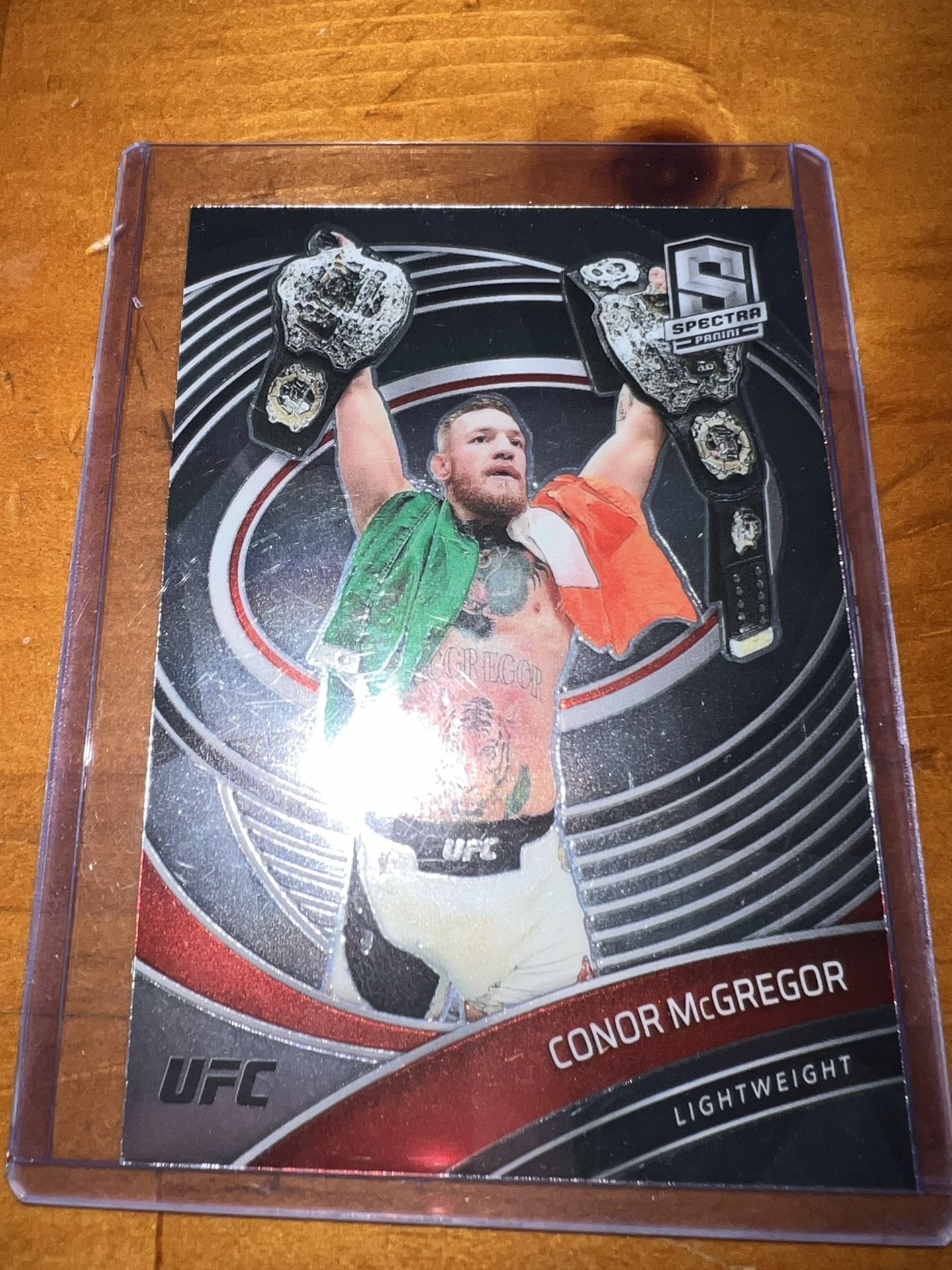 Conor McGregor Double Champ Panini UFC Trading Card