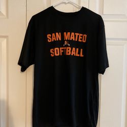 2 San Mateo High School Softball Ts Size Large
