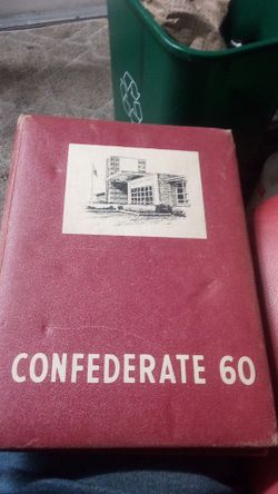 Confederate 1960s yearbook San Lorenzo California