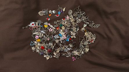 Large Lot of Mixed Metal Charms