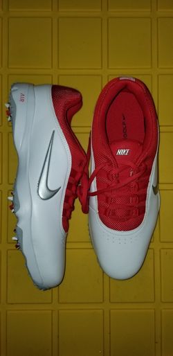 BRAND NEW Nike Air Rival White Red Golf Shoes Men Size 9.5 Wide