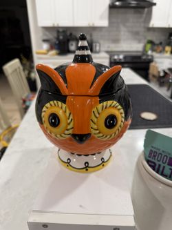 Johanna Parker Owl Cookie Jar