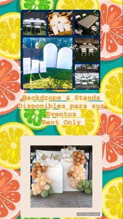 Backdrops Y stands