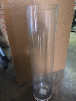 15" Tall Glass Vases 