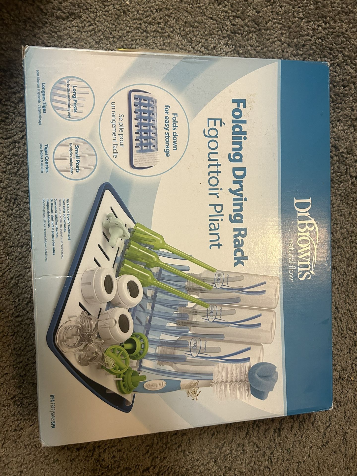 Dr browns folding drying rack for bottles