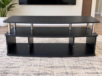 Black 3-Tier TV Stand Media Console