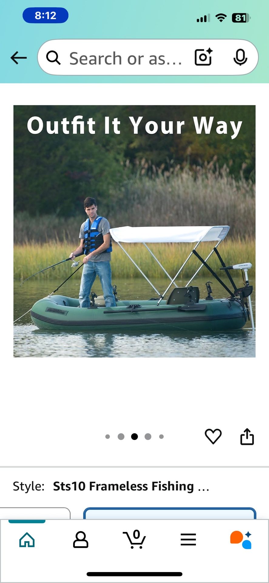 Sea Eagle STS10 Fishing Raft