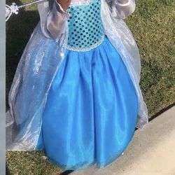 Elsa Dress With Rip Can Be Sewed