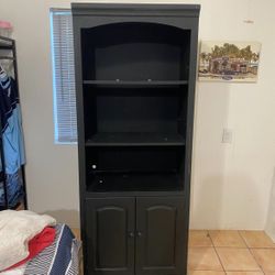Black Shelf Cabinet 