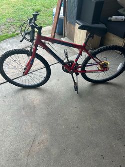 Roadmaster Mt. Fury mountain bike in red.