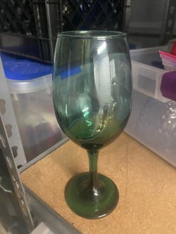 50 green water/wine glasses