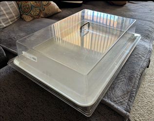 Serving Catering Display Dessert Platter Food Tray With Lid