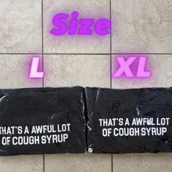ALOCS Awful Lot Of Cough Syrup Hoodie ! Was $100 Now $75 Sale Ends On Friday  Morning !