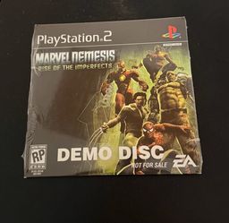 PlayStation 2 (PS2) Marvel Nemesis Rise of the Imperfects DEMO DISC Brand New!
