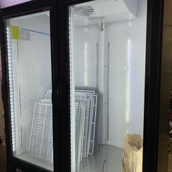 Freezer Two Door Glass Merchandiser
